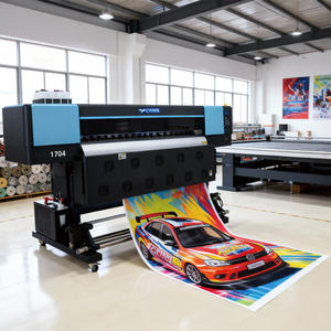 热卖财富I3200机户外广告压印柔性横幅贴纸乙烯基聚丙烯印刷1.7米生态溶剂打印机 - Product Image 2