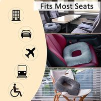 Coussin de siège en mousse à mémoire de forme personnalisé pour chaise de bureau, coussin orthopédique pour soulager la douleur du coccyx, coussin pour le coccyx