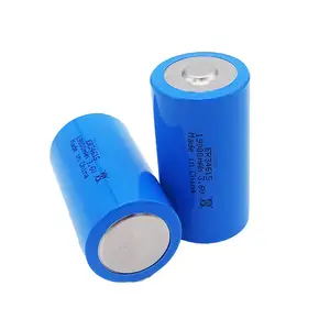 Lityum birincil kuru pil silindirik pil Lisocl2 3.6v 19000mah D boyutu voltmetre Er34615 piller
