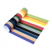 Ruban adhésif en toile de papier kraft robuste, couleurs variées (gris argenté, gris, jaune, rouge, noir, blanc, orange, bleu, violet, vert, marron, rose)