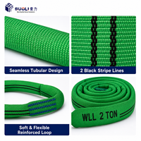SOLI Webbing Sling SF 7:1 Kaldırma Kayışı Çift Katlı Web Slingleri Avrupa Standardı EN 1492-1 1 Yıl Garantili 2 Ton Polyester