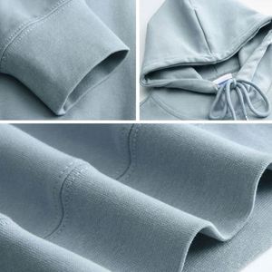 Design High Quality Custom Men's Hoodie Blank Wholesale Custom Logo <b>Drop</b> Shoulder Printing Embroidery Hoodies - Product Image 3