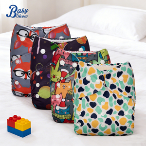 Pañales para Bebé de 1 a 3 Años, con Forro de Fieltro y Botones de Una Sola Fila, en Varios Colores, Transpirables, Lavables y Amigables con la Piel - Product Image 1