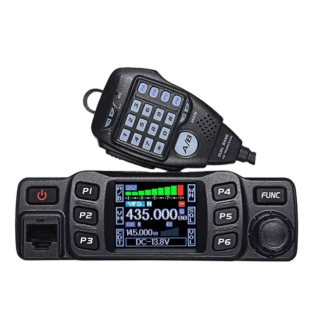 Anytone AT-778UV 25W Dual Band Transceiver Mobile Radio 200 Channels VHF/ UHF Two Way Radio