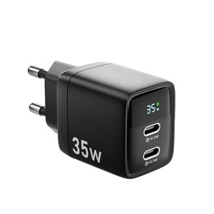 Produits tendance 2026 : Chargeur rapide multi-ports GaN 35W avec affichage numérique, fabricant de chargeurs USB Type-C, prise UK - Product Image 6