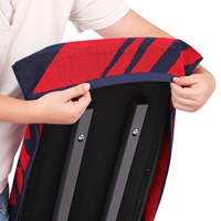 Serviette de sport en coton 100% avec logo personnalisé, serviette de sport en tissu éponge absorbant la transpiration pour l'entraînement et la remise en forme