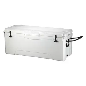 190qt Large-Capacity Box Coolers Rotomolded Plastic Wheeled Cooler Rotomolding Cooler Case