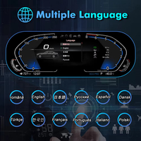 Nuevo Velocímetro LCD de 12.3'' para el Tablero de Instrumentos de Autos Serie 3/4 F30-F36, Panel de Instrumentos Digital con Carplay, Retrofit/Actualización