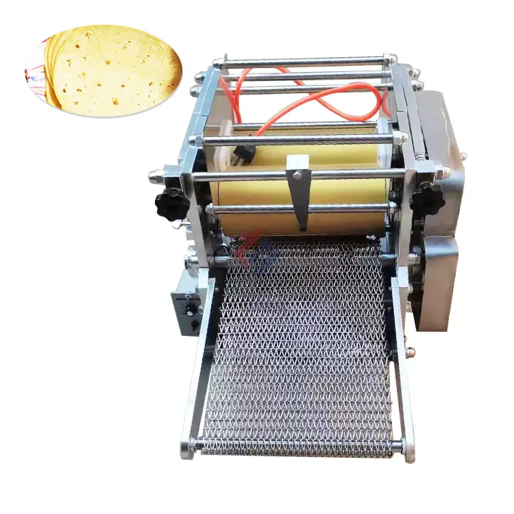 Factory Supply fully automatic Small corn tortilla press bread chip making machine