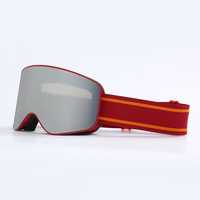 Ski Snowboard Lunettes Femmes Hommes Ski Lunettes Masque UV 400 Protection de la neige sur les lunettes Adulte Double Anti-buée Cylindrique