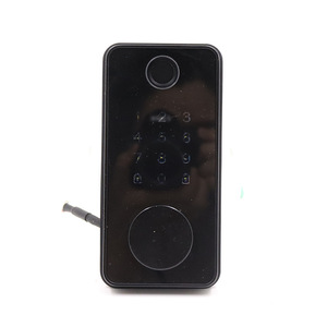 Innovators Smart Fingerprint Lock AF05 Black TFT Display App Control Battery Powered Deadbolt Lock Body - Product Image 1