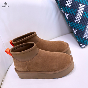 Stivali da Neve Invernali Classici Tazzman 2026 per Donna in Pelle Scamosciata e <span class=keywords><strong>Pelliccia</strong></span> di Pecora di Alta Qualità, Resistenti, Ciabatte Autunnali da Donna - Product Image 6