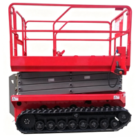 Plateforme élévatrice à ciseaux électrique à fonctionnement flexible, hauteur de plateforme personnalisable (0,9 m, 6 m, 8 m), pour travaux en hauteur