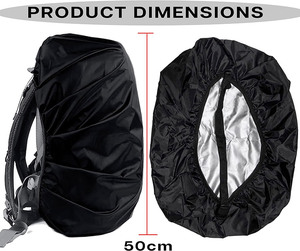 Heavy Duty impermeable a prueba de rayos UV bolsa a prueba de polvo cubierta ajustable Polvo y lluvia para senderismo Camping mochila - Product Image 2