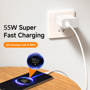 Chargeur 55W GaN Chargeur rapide 6A Norme or Super charge rapide Chargeur de téléphone <span class=keywords><strong>Xiaomi</strong></span> Civi 2 Civi 1S Prise pour <span class=keywords><strong>Xiaomi</strong></span> 11 Civi - Product Image 2