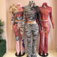 Nouvelles tenues tendance pour femmes, veste à capuche imprimée et pantalon long, ensembles à capuche 2 pièces, ensembles décontractés 2 pièces, vêtements pour femmes