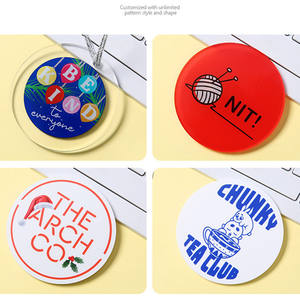 Hot <b>Sale</b> Custom Printed Sublimation Blank Round NFC Ceramic Coaster <b>for</b> Hotel Restaurant <b>Beer</b> Coffee Drinks Absorbent Cup Coaste - Product Image 3