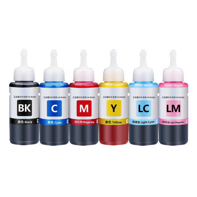 100ML/Bottle Sublimation Dye Ink Refill L850 Compatible for Epson L810 L800 L805 L1300 L801 L850 L1800 L1800 Printer