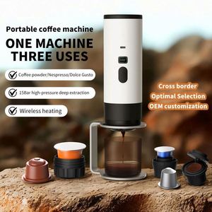 3 in 1 Self-Heating <b>Portable</b> Espresso Machine 7800mAh Electric <b>Coffee</b> <b>Maker</b> Compact Travel Car/RV/Office Use for Campers - Product Image 2