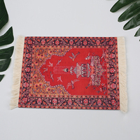 Tapis de souris en tissu tissé turc avec motif tapis, design chauffant, taille et couleur personnalisables, en stock