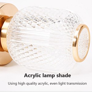 Luxury Crystal Table Lamp LED Modern Acrylic Desktop Decor <b>Lights</b> for Study Bedroom <b>Bedside</b> Living Rooms Bar Ambiance Luminaires - Product Image 6