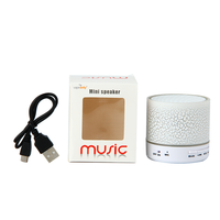Boîte à musique stéréo USB A9, haut-parleur de subwoofer extérieur tendance, en boîte de vente au détail, mini haut-parleur sans fil Bluetooth portable
