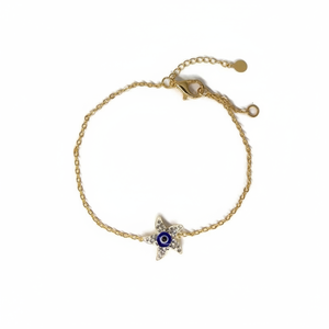 Moda mal de ojo cadena pulsera elegante enlace pulseras - Product Image 2