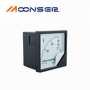 Voltmètre Moonseir 6L2, tension AC 0-300V, monophasé, type pointeur, compteur de panneau - Product Image 1