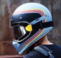 Casque de moto ajusté, complet, modulaire, vente en gros