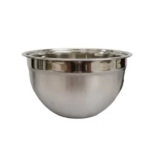 Professional Supplier Ss201 With Silicone Stainless Steel Mixing Nesting Bowls Set