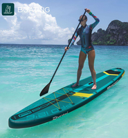 Planche de paddle gonflable SUP Drop Stitch fabriquée en Chine pour le yoga et la pêche, livraison directe, planche de surf gonflable