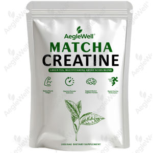 Creatina Micronizada y Matcha en Polvo AegleWell, Textura Suave, Apoya el Rendimiento y la Concentración Durante el Entrenamiento - Product Image 2