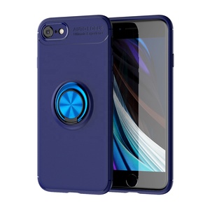 Pour iPhone <span class=keywords><strong>SE</strong></span> <span class=keywords><strong>2020</strong></span> Antichoc de Téléphone Magnétique Pour iPhone SE2 En Métal TPU Housse de protection - Product Image 1