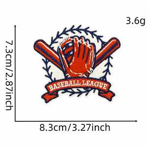 Parches Bordados Termoadhesivos de Béisbol para Deportes - Product Image 4