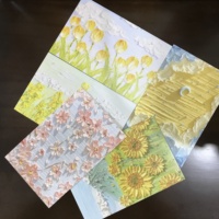 Tarjeta de Felicitación de Papel Artístico con Relieve de Lujo Personalizada con Estampado en Lámina para Regalo Corporativo