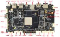 Carte mère industrielle RK 3588 prenant en charge le système Android 12 avec processeur octa-core 64 bits pour lecteur multimédia industriel