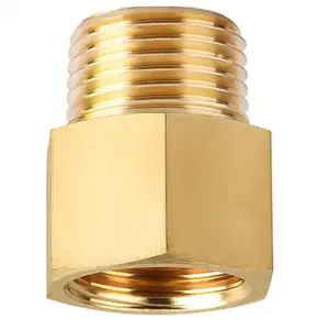 1/2-Inch Male Pipe x 1/2-Inch Female Pipe Adapter NPT Brass hose Fitting connector