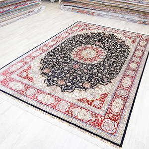 พรมไหมทำมือแบบเปอร์เซีย ขนาด 7x10 ฟุต ผลิตในเบลเยียม ราคาในดูไบ ดีไซน์แบบตุรกี อินเดีย ขาย - Product Image 3