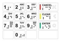 Tahan air, tahan debu, IP65, baja tahan karat, terpasang di logam, 16 tombol, USB PS/2, untuk penggunaan luar ruangan, mendukung braille, keypad
