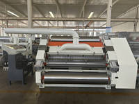 Machine de fabrication de carton ondulé 2 plis, ligne de production de carton ondulé simple face
