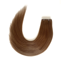 Extensions de cheveux humains vierges de luxe 100% naturels, cheveux européens, tissage invisible en PU, double épaisseur, qualité 9A-12A