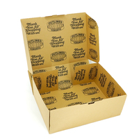 Boîte d'expédition en carton ondulé personnalisée, boîte d'emballage pour l'e-commerce, vêtements, produits de vente au détail