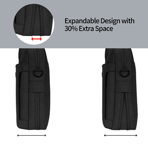 Maletín para Portátil Grande de 15, <span class=keywords><strong>15.6</strong></span>, 16 y 17.3 Pulgadas, Funda para MacBook Pro, Bolso de Mano para Hombre y <span class=keywords><strong>Mujer</strong></span> de Negocios, Maletín para HP y DELL - Product Image 3