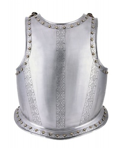 Plastron médiéval traditionnel antique en acier, fait main, poli avec gravures, pour costumes haut de gamme et expositions de collection - Product Image 1