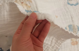 Comfortable Soft Absorbent 200TC Anti Dust Mite <b>Swaddle</b> Wrap 70x70cm Baby Hooded Bath Towel Made Cotton Cartoon Pattern - Product Image 2