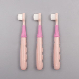 Children Toothbrush Soft Silicone Bristles With Tongue <b>Scraper</b> For Sensitive Kids Home Use - Product Image 4
