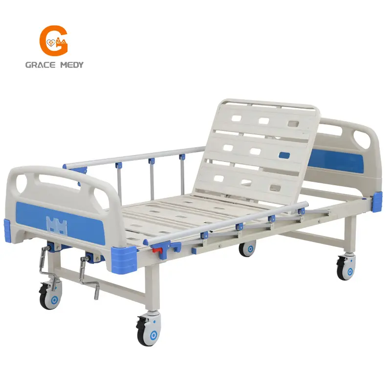병원 가구 클리닉 환자 침대 1 기능 환자 수동 병원 침대용 ICU 의료 간호 전기 침대