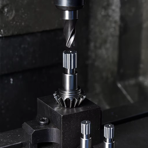 Eje de Engranaje Helicoidal Duradero para Mecanismos de Accionamiento de Alta Precisión, Acoplamientos de Motor - Product Image 1