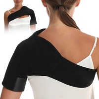 Attelle élastique rafraîchissante pour l'épaule, pour le soulagement de la douleur, manchon de compression en Lycra doux pour hommes et femmes, attelle réglable avec poche à glace pour l'épaule