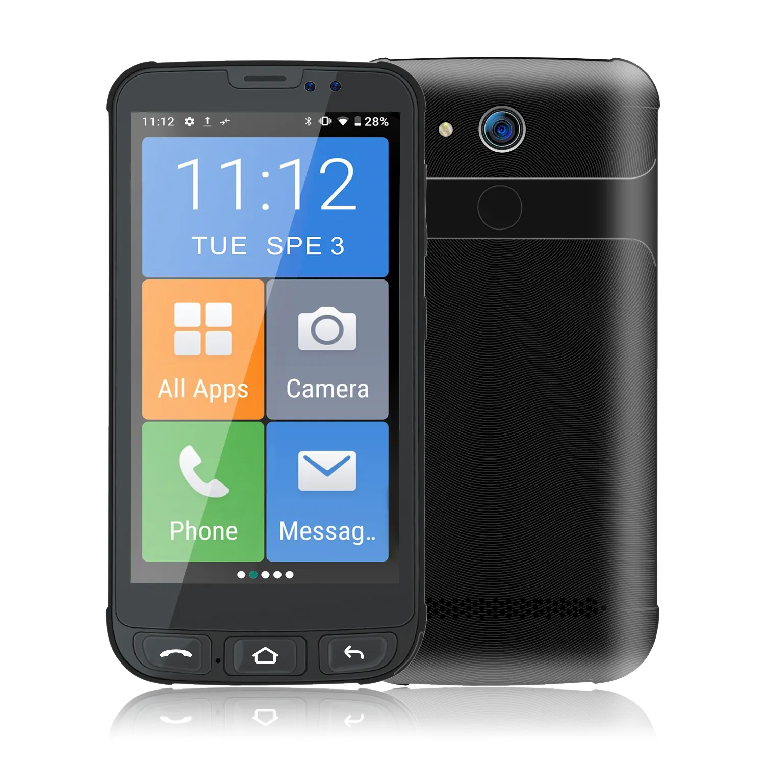 Venta caliente 4G LTE Smartphone con doble tarjeta Sim Senior Smartphones con SOS Teléfono barato Celular